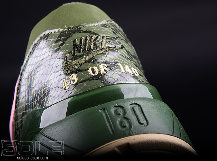 Sole Collector x Nike Air Max 180 Miami Gator 2006 collaboration sneaker, photo 3